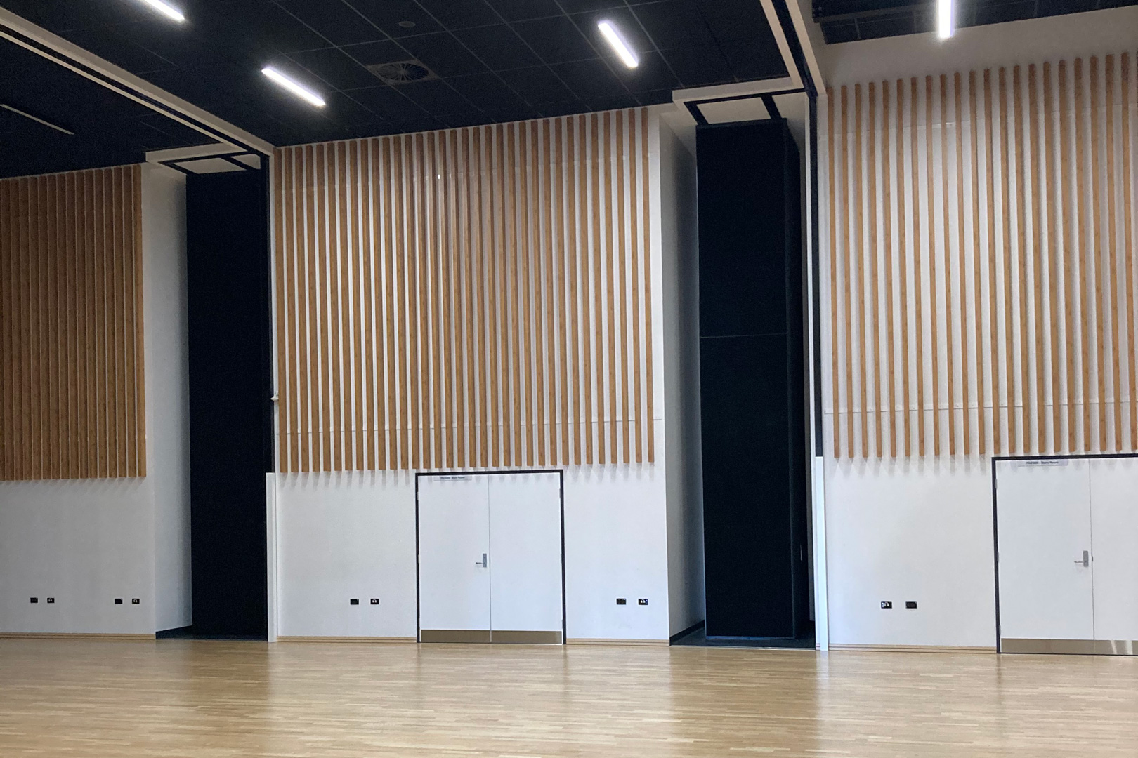 6m tall operable wall in stack bays