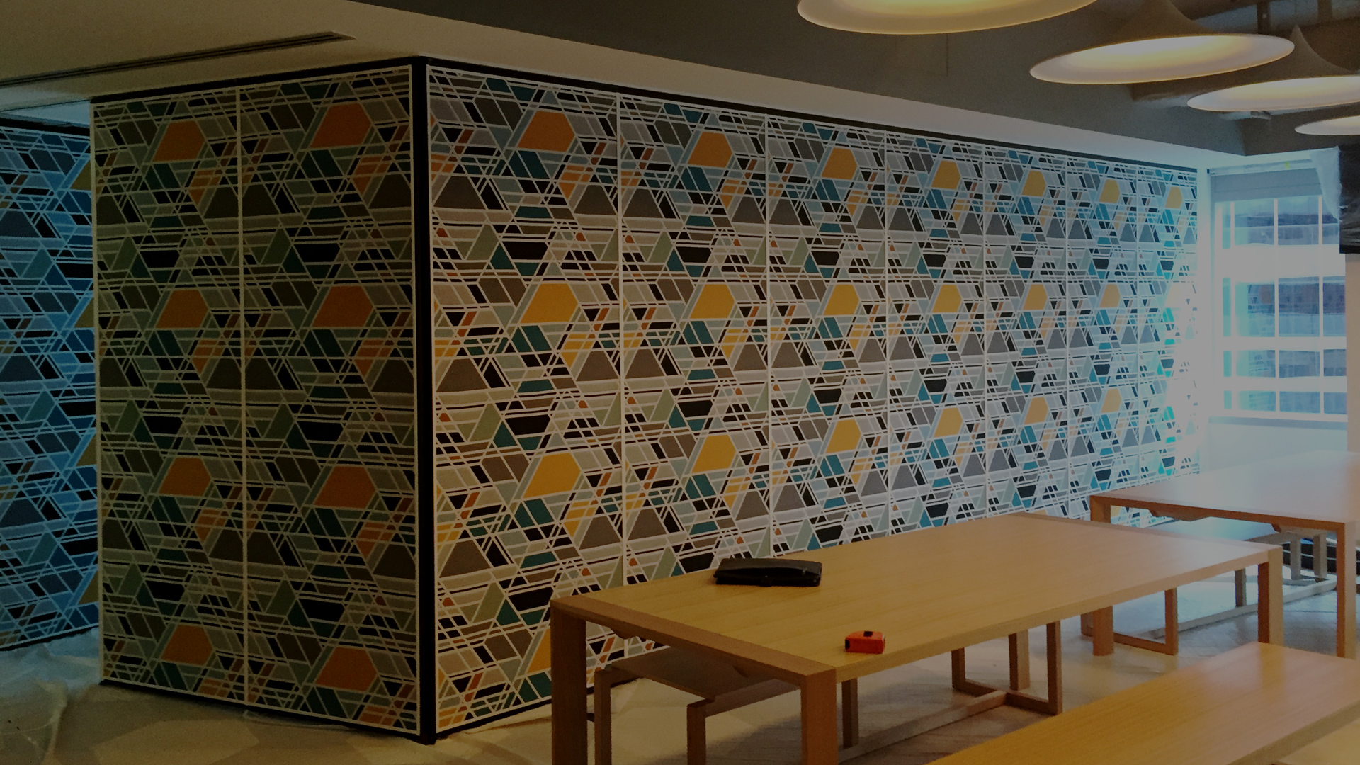 solid acoustic operable wall