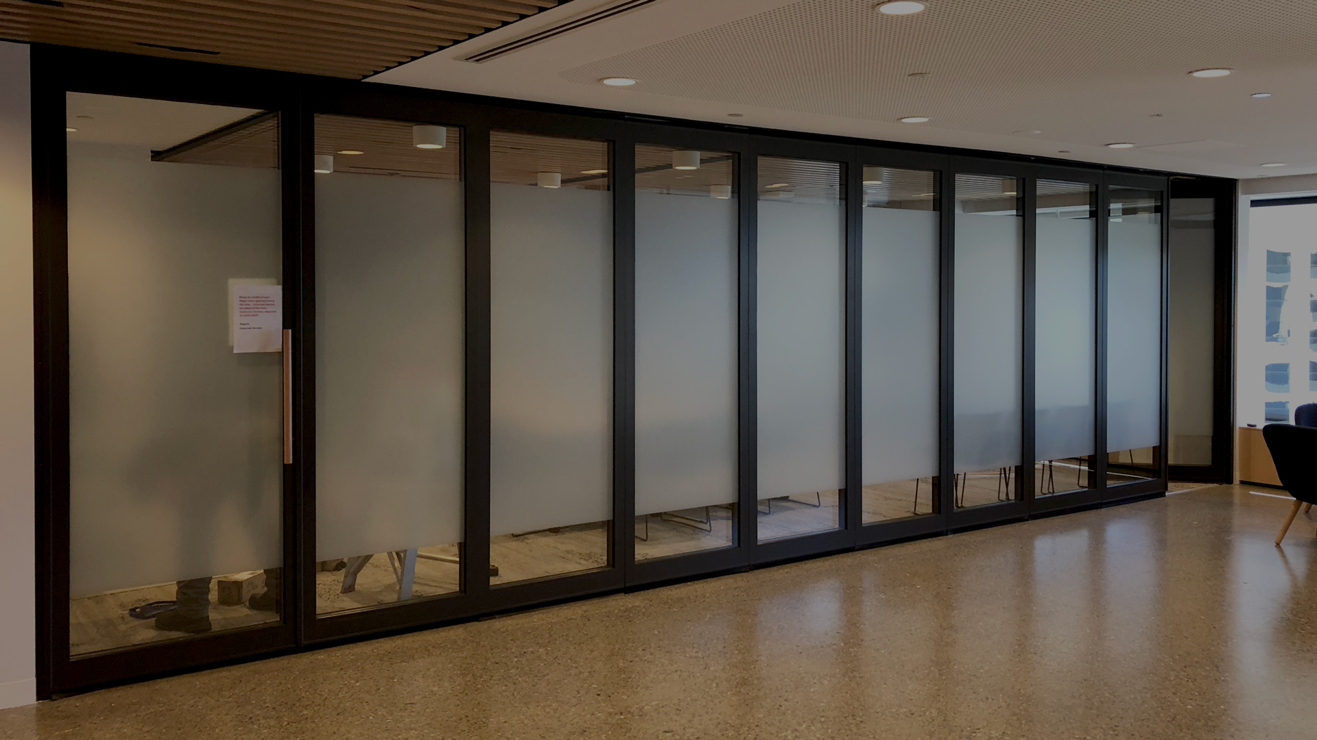 acoustic operable wall