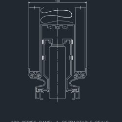 line drawing of a retractable bottoms seals