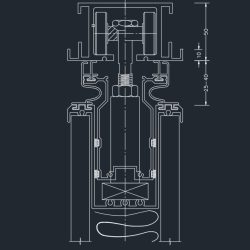 line drawing of a retractable seal